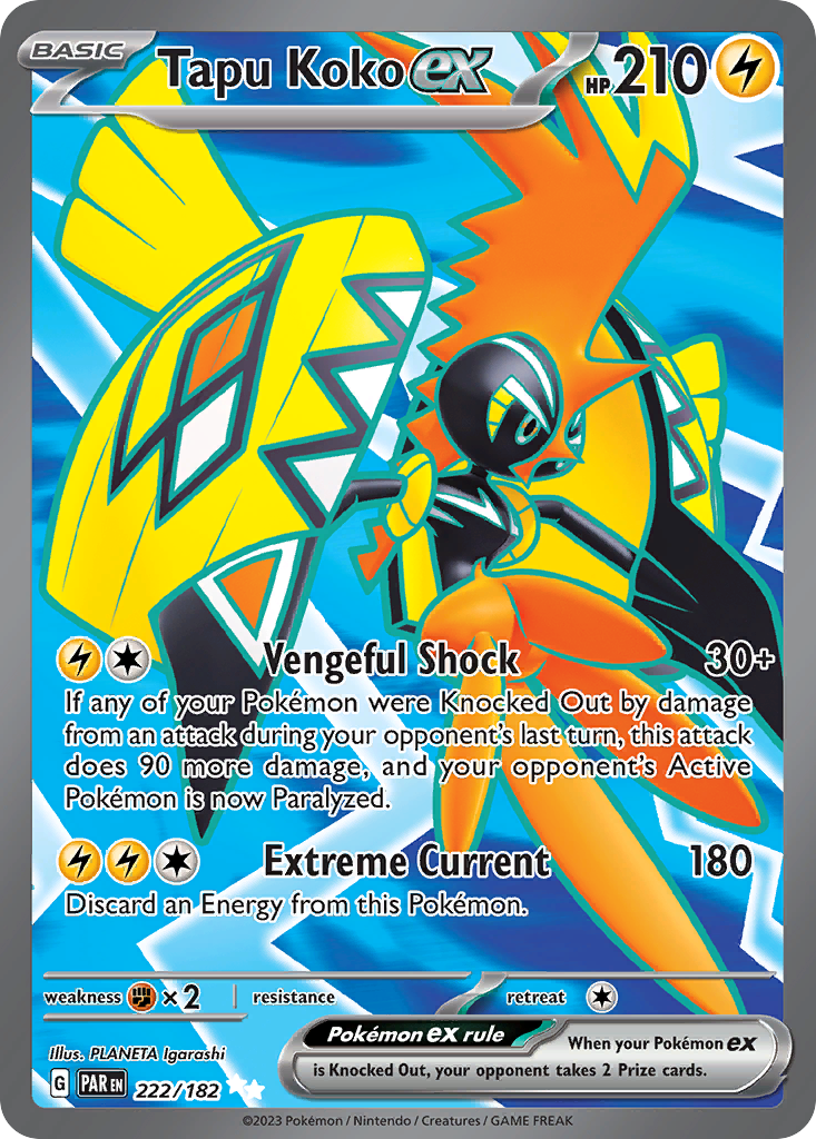 Paradox Rift Tapu Koko EX #222/182